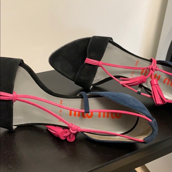 Miu Miu peep toe shoes size 37 - Picture 5 of 8